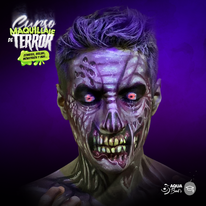 Apartado del “Curso de Maquillaje de Terror: zombies, monstruos y más”- EN LÍNEA - 20, 21 y 22 de Mayo