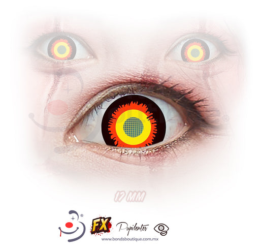 Pupilentes- Mini Sclera- Red Wolf - Bond's Boutique