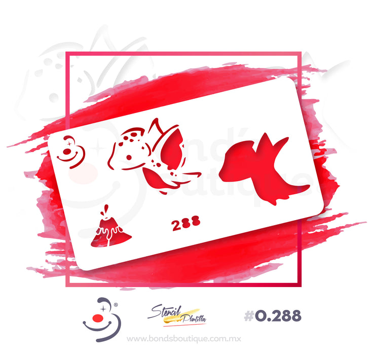 Stencil 288 - Bond's Boutique