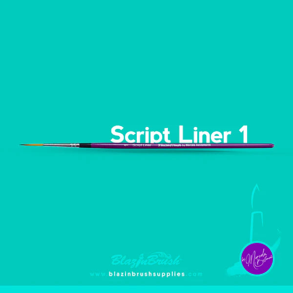 Blazin Brush Script Liner #1