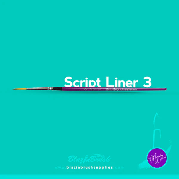 Blazin Brush Script Liner #3