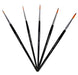 Fusion Body Art - Face Paint Brush - SET OF 5 Rounds - Bond's Boutique