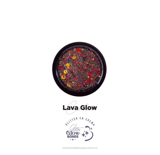 Glitter Glow Bonds - Lava Glow 5 g - Bond's Boutique