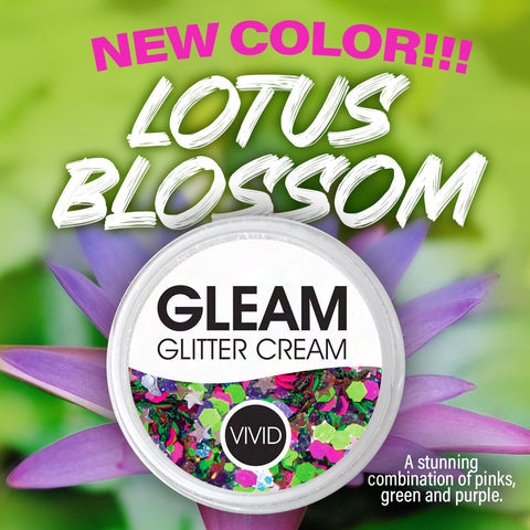 Lotus Blossom - Gleam Chunky Glitter Cream 10 G - Bond's Boutique