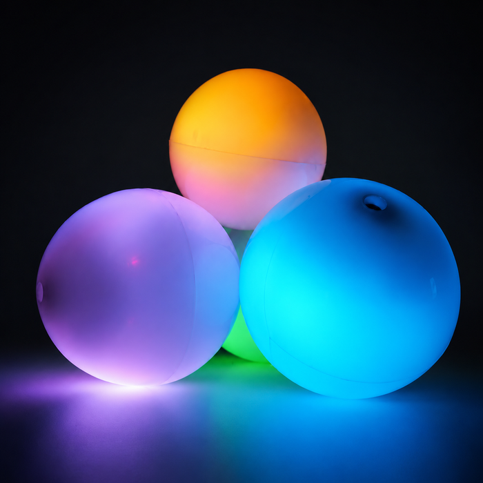 KOSMO - PELOTAS DE LUZ  - Lunar 3,0 - 75 MM (set 3pz con cargador y control)
