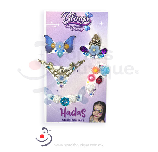 Bling Face Jewels- Hadas - Bond's Boutique