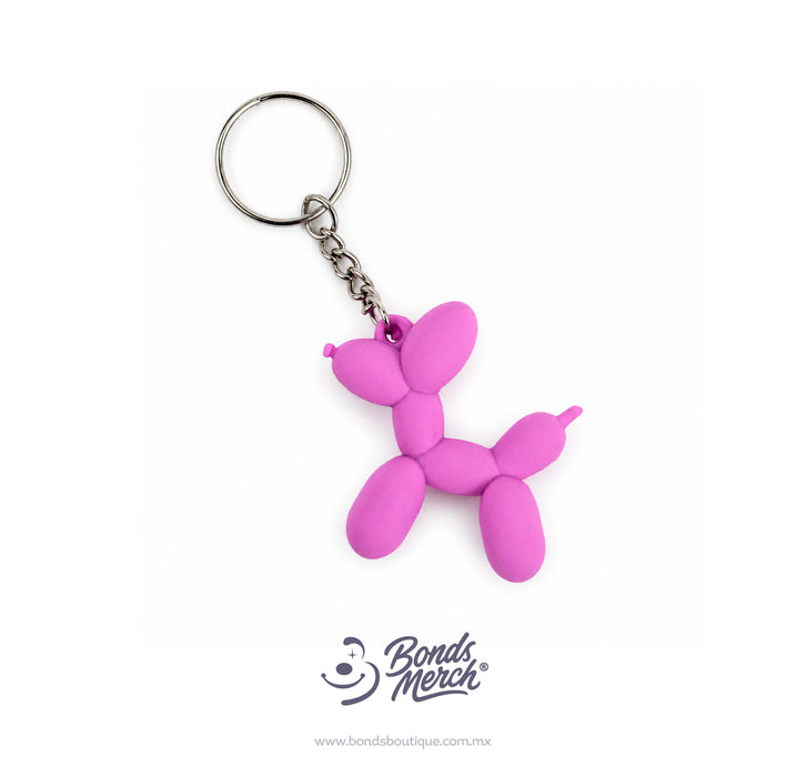 LLAVERO DE PERRO- ROSA