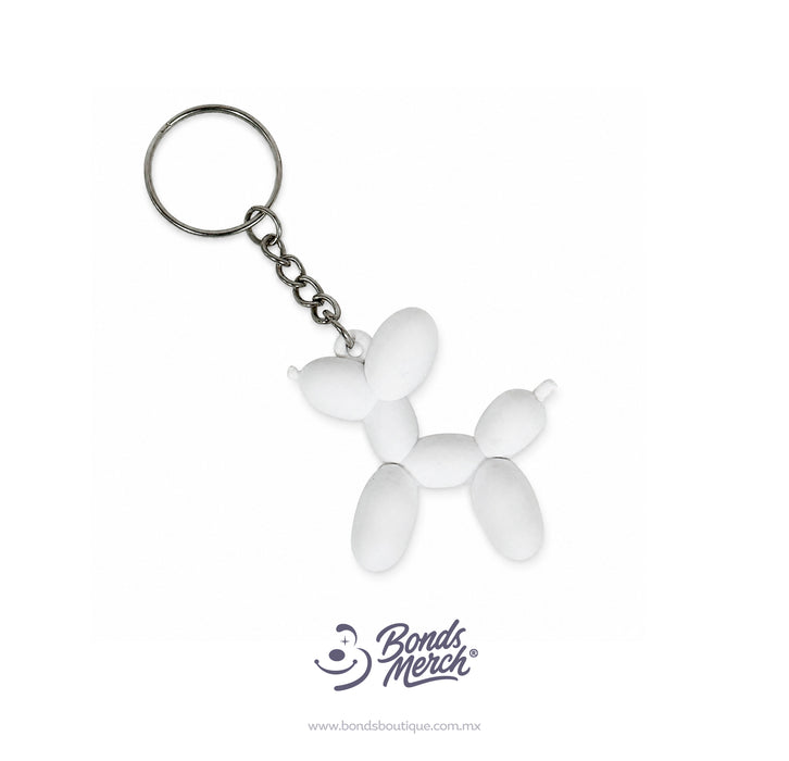 LLAVERO DE PERRO- BLANCO