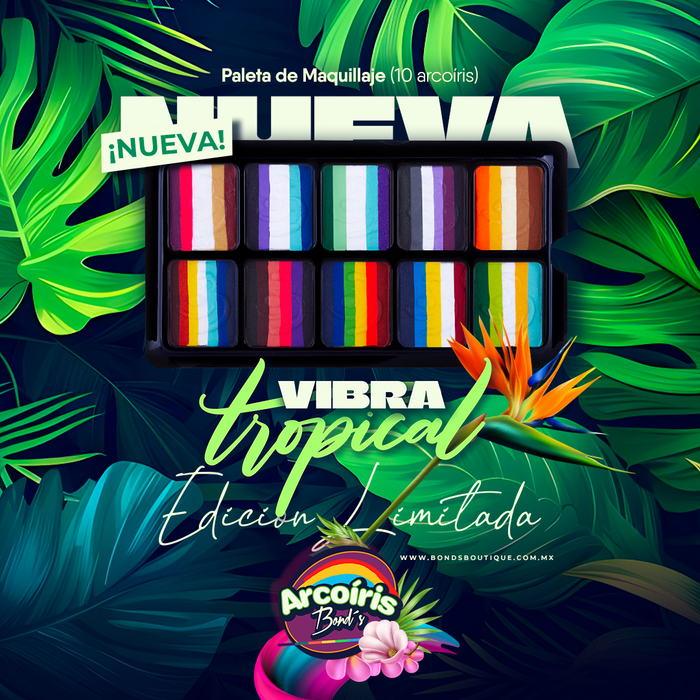 Nueva Paleta de Arcoíris "Vibra Tropical" - Bond's Boutique