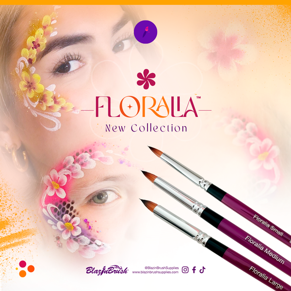 Set de Brochas Blazin – Floralia by Marcela Bustamante (S/M/L) - Bond's Boutique