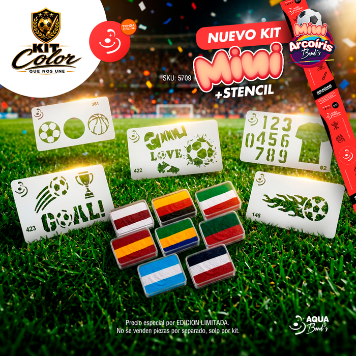 KIT MINI + STENCIL "Color que nos une"