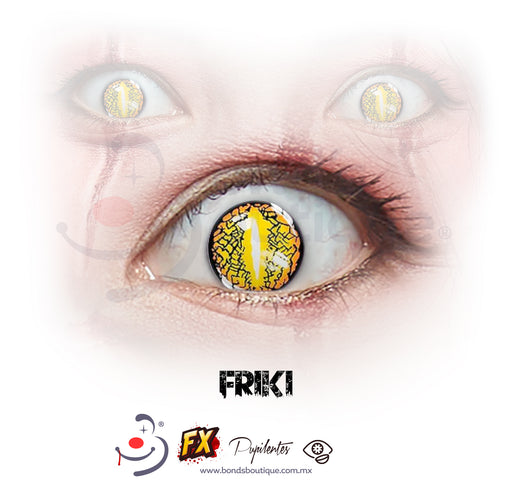 Pupilentes- K43 Dragon Yellow - Bond's Boutique