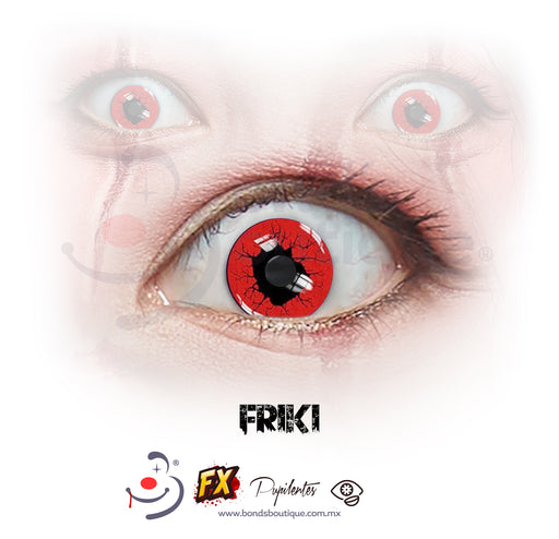 Pupilentes- K77 Red Fury - Bond's Boutique