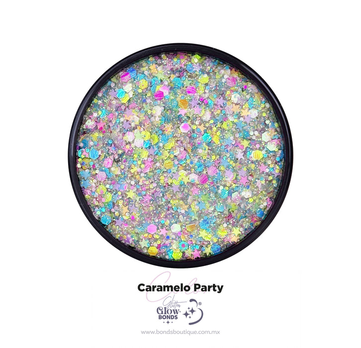 Glitter Glow Bonds - Caramelo Party 25 g - Bond's Boutique