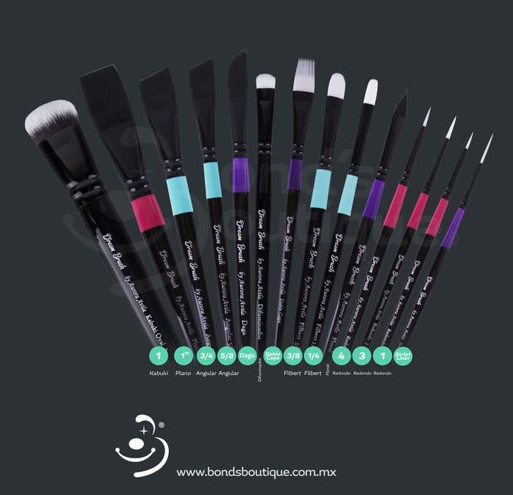 Paquete de pinceles Dream Brush (14 PZ) - Bond's Boutique