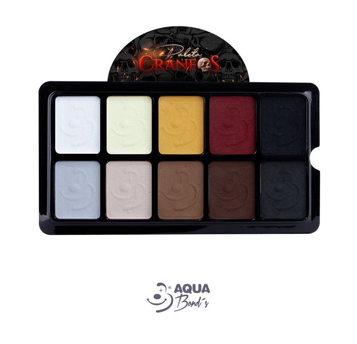 Paleta de 10 Colores Cráneos