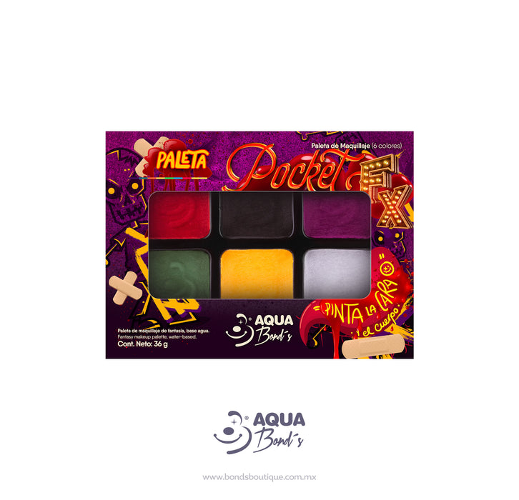 Paleta Pocket de 6 Colores Mate