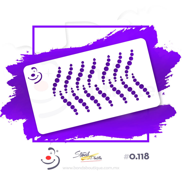 Stencil 118 - Bond's Boutique