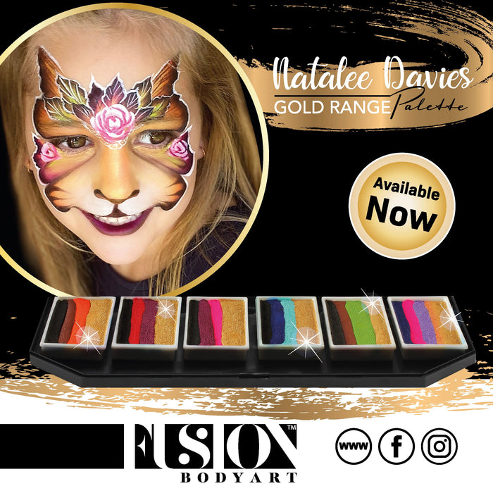 Fusion Body Art - Spectrum Special FX Palette by Natalee Davies Gold Range Collection