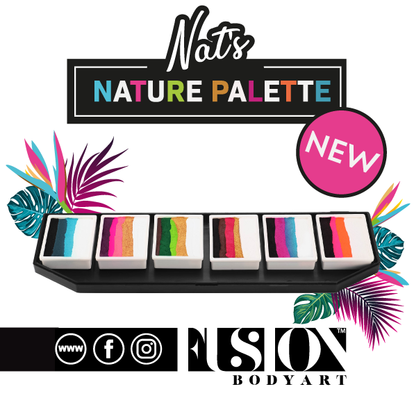 Fusion Body Art and FX - Natalee Davies Palette- Nature