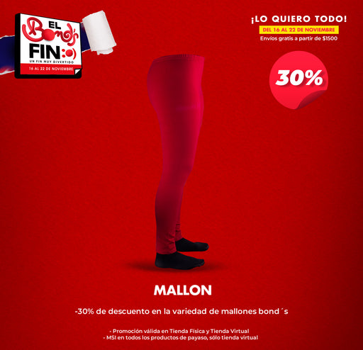 Mallón Rojo (Talla Mediana) - Bond's Boutique