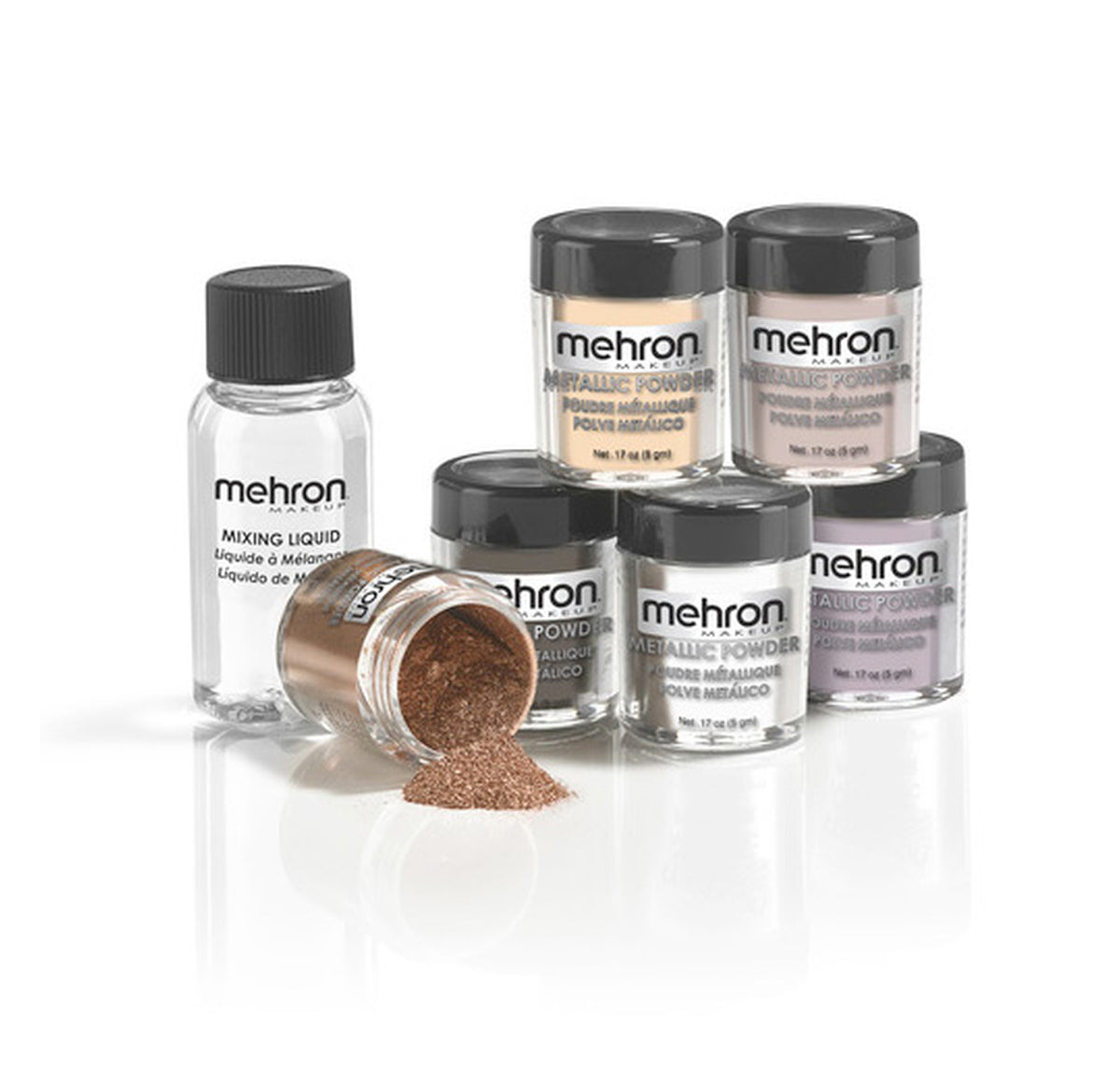 Metallic Man Powder Metallic Powder with Mixing Liquid by Mehron — Bond's Boutique