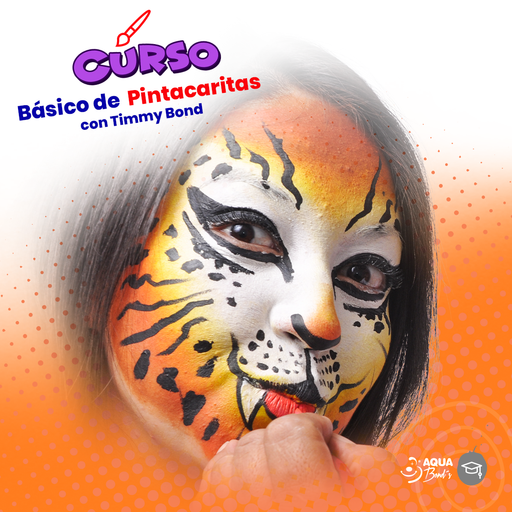 Apartado de Curso "Básico de Pintacaritas Junior con Timmy Bond" EN LÍNEA - Sabatino 3, 10 y 17 de Junio - Bond's Boutique